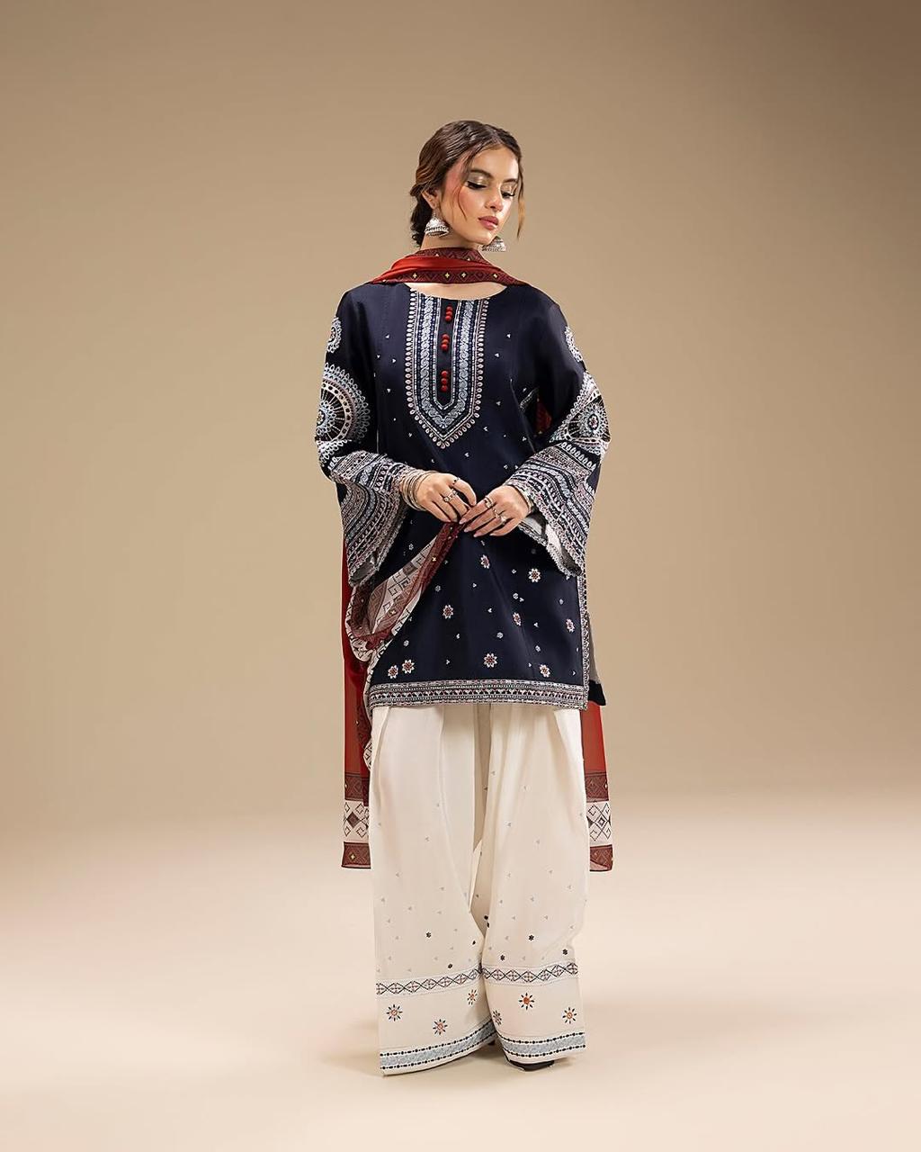 RANGRAIZ Embroidered 3PC